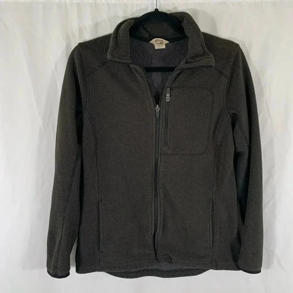 Duluth Jacket Men's XS Grey Full Zip Long Sleeve Pockets Sweater